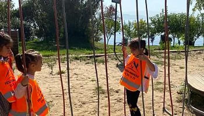 Açık hava ip parkuru etkinliği